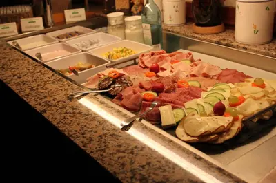 Essen im Hotel oder in der Nähe