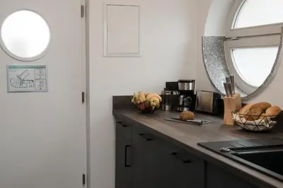 Küche/Küchenzeile in der Unterkunft Hotel Alekto