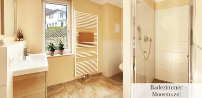 Ein Badezimmer in der Unterkunft Landhaus Porschdorf