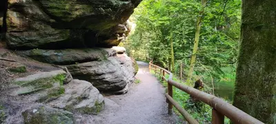 Naturlandschaft in der Nähe der Ferienwohnung