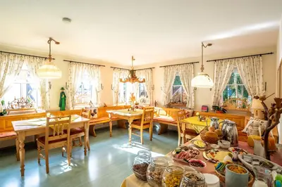 Essen in der Pension oder in der Nähe