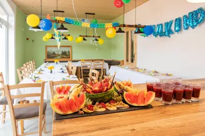 Essen in der Pension oder in der Nähe