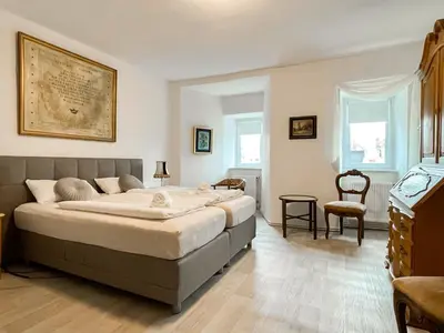 Ein Bett oder Betten in einem Zimmer der Unterkunft Apartment Fuchsbau