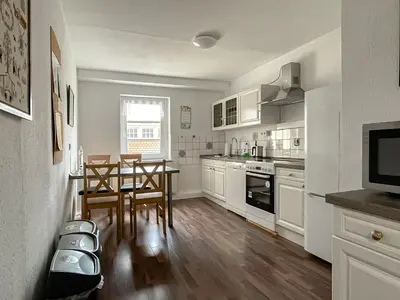 Küche/Küchenzeile in der Unterkunft Apartment Fuchsbau