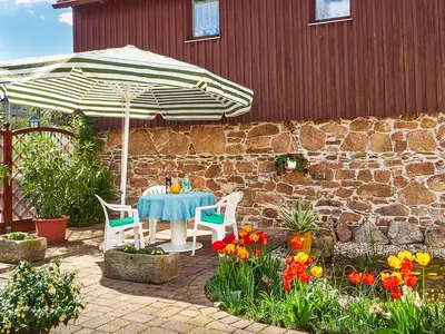 Ein Garten an der Unterkunft Ferienhaus Herm