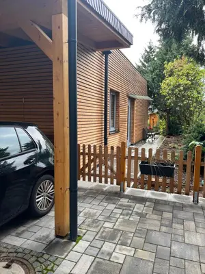 Das Gebäude in dem sich die Ferienwohnung befindet