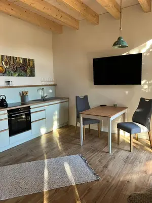 TV/Unterhaltungsangebot in der Unterkunft Ferienhaus Ulme in Naunhof Leipziger Neuseenland
