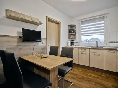Küche/Küchenzeile in der Unterkunft Gäste- und Ferienwohnung in der Sportstadt Riesa