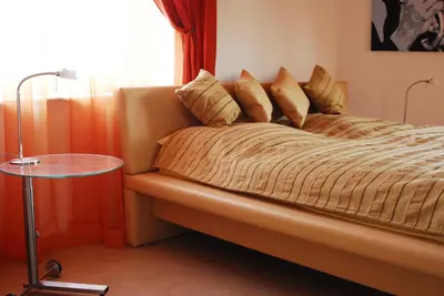 Ein Bett oder Betten in einem Zimmer der Unterkunft Villa De Baron