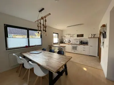 Küche/Küchenzeile in der Unterkunft Ferienhaus Seenliebe