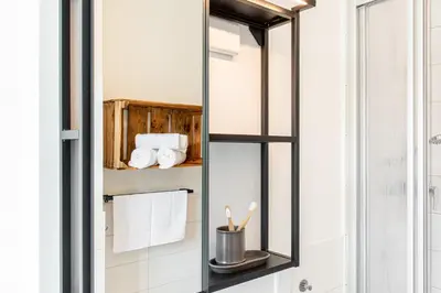 Ein Badezimmer in der Unterkunft Sächsischer Hof