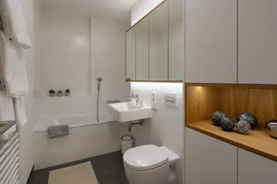 Ein Badezimmer in der Unterkunft SweetHomes Dresden
