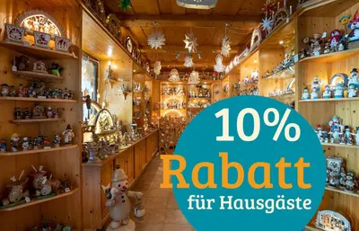 Ein Zertifikat, Auszeichnung, Logo oder anderes Dokument, das in der Unterkunft Ferienhaus Spielzeughof ausgestellt ist