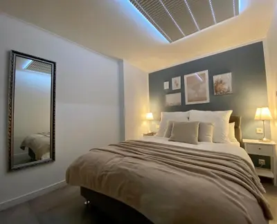 Ein Bett oder Betten in einem Zimmer der Unterkunft Appartement Mond