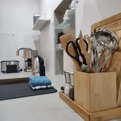 Küche/Küchenzeile in der Unterkunft Appartement Mond