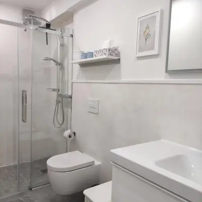Ein Badezimmer in der Unterkunft Appartement Mond
