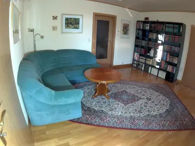 Ein Sitzbereich in der Unterkunft Ferienwohnung Eppendorf