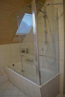 Ein Badezimmer in der Unterkunft Ferienwohnung Eppendorf