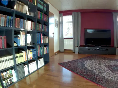 Die Bibliothek in der Ferienwohnung