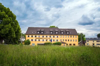Das Gebäude in dem sich das Hotel befindet