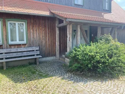 Ein Garten an der Unterkunft Haus Gamrigblick