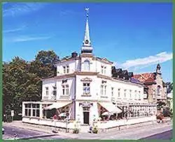 Das Gebäude in dem sich das Hotel befindet