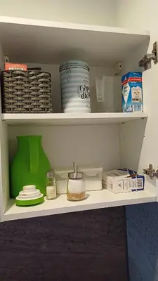 Küche/Küchenzeile in der Unterkunft Kleines Nest
