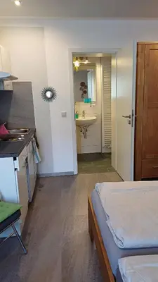 Küche/Küchenzeile in der Unterkunft Kleines Nest