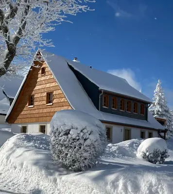 Erzgebirgshaus Zirbenliebe im Winter