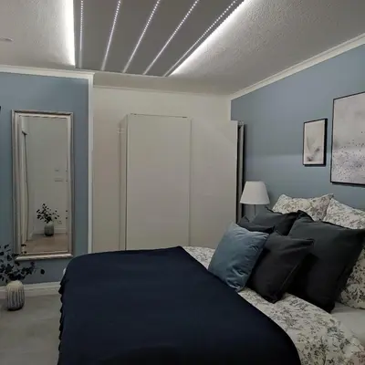 Ein Bett oder Betten in einem Zimmer der Unterkunft Appartement Sterne