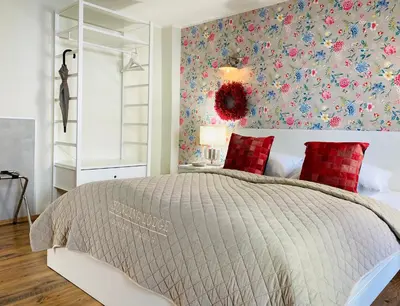 Ein Bett oder Betten in einem Zimmer der Unterkunft Pension22