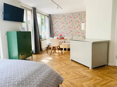 Küche/Küchenzeile in der Unterkunft Pension22