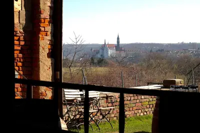 Ein Balkon oder eine Terrasse in der Unterkunft Quartier Rottewitz