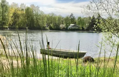 Naturlandschaft in der Nähe des Ferienhauses