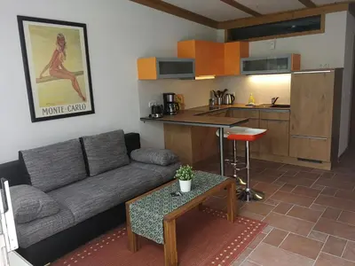 Küche/Küchenzeile in der Unterkunft Ferienwohnung Bruno