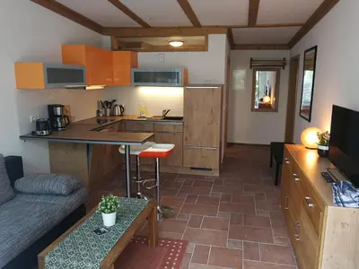 Küche/Küchenzeile in der Unterkunft Ferienwohnung Bruno