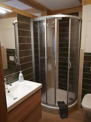 Ein Badezimmer in der Unterkunft Ferienwohnung Bruno