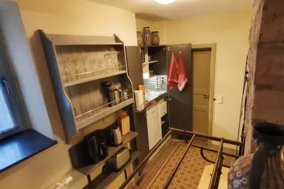 Küche/Küchenzeile in der Unterkunft Villa Haniel Apartment Frieda