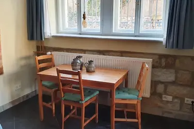 Ein Sitzbereich in der Unterkunft Villa Haniel Apartment Frieda