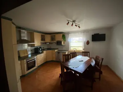Küche/Küchenzeile in der Unterkunft Ferienhaus Victoria