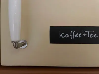 Ein Zertifikat, Auszeichnung, Logo oder anderes Dokument, das in der Unterkunft Ferienwohnung Eva ausgestellt ist