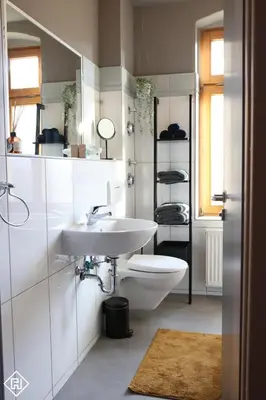 Ein Badezimmer in der Unterkunft Design Studio - Netflix, Nespresso, Zentral