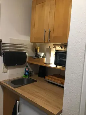 Küche/Küchenzeile in der Unterkunft Ferienwohnung Tiny