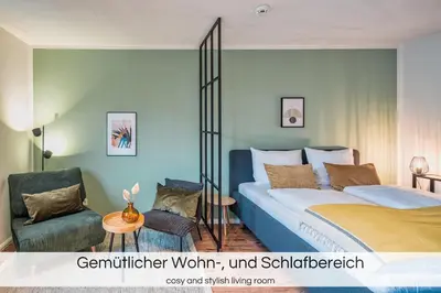 Ein Bett oder Betten in einem Zimmer der Unterkunft 