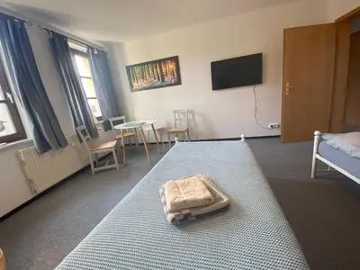 TV/Unterhaltungsangebot in der Unterkunft Sachsenhöhe