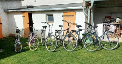 Radfahren an der Unterkunft Ferienwohnung Fam. Schade oder in der Nähe