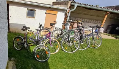 Radfahren an der Unterkunft Ferienwohnung Fam. Schade oder in der Nähe