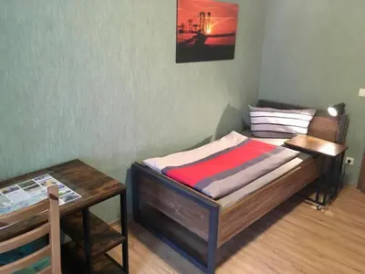 Ein Bett oder Betten in einem Zimmer der Unterkunft Gasthaus Stuckatz