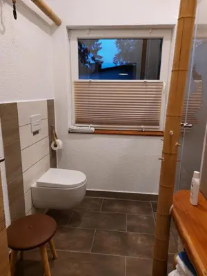Ein Badezimmer in der Unterkunft elephants Ferienhaus Haus Ost