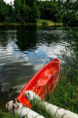 Blick auf einen Fluss in der Nähe der Ferienwohnung
